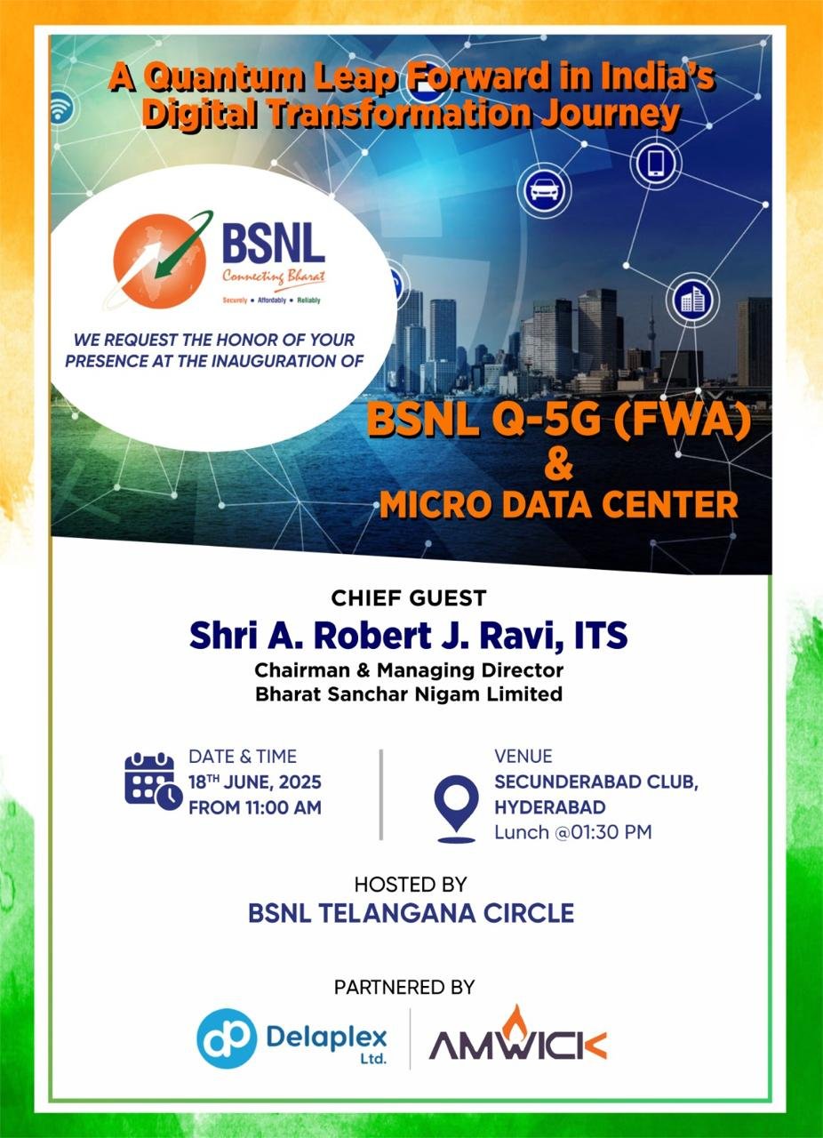 BSNL Q-5G Event Invitation - Design 3